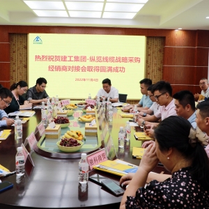 眾志成城 同創(chuàng)共贏——建工集團、縱覽線纜戰(zhàn)略采購經(jīng)銷商對接交流會 ... ... ...